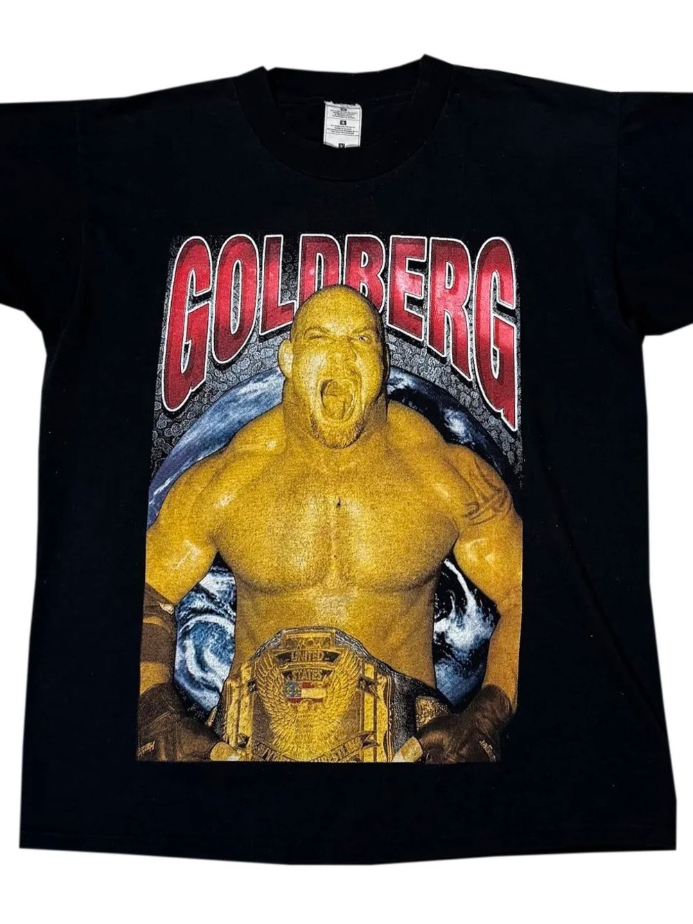 Vintage WCW Goldberg T Shirt (Size L)